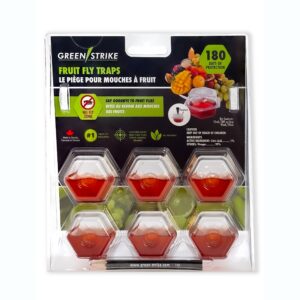 Greenstrike® Pre-Filled Fruit Fly Traps (6 Packs)