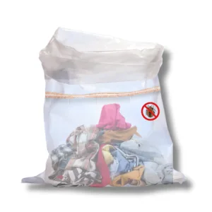 Dissolvable laundry Bag to get rid of bed bugs from clothes permanently.