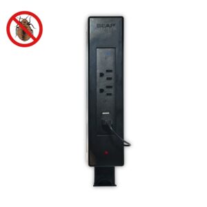 Auto-Detect Power Bar is one of a kind device which not only works as a regular power bar but also keeps your nights peaceful by detecting and trapping bed bugs.