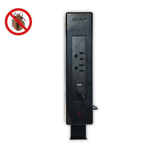 Auto-Detect Power Bar is one of a kind device which not only works as a regular power bar but also keeps your nights peaceful by detecting and trapping bed bugs.