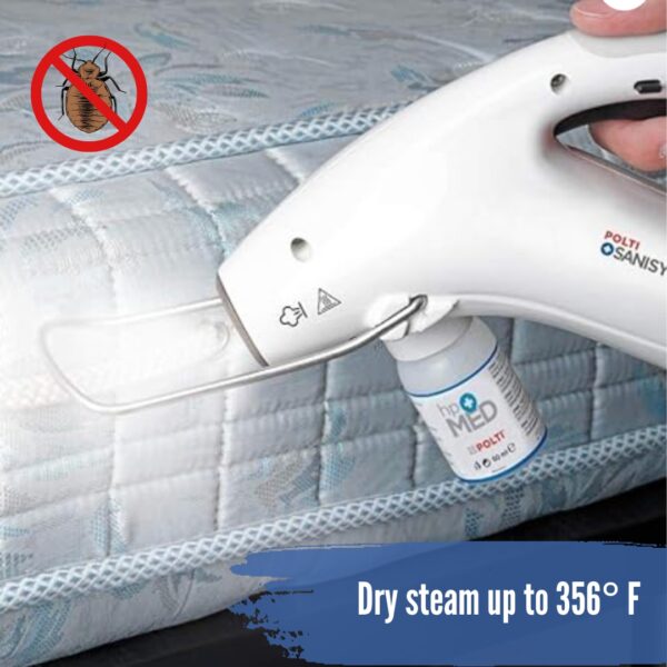 Get rid of Bed Bugs with Polti Cimex Eradicator. Dry steam upto 356 F