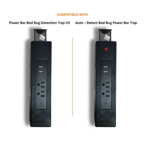 These replaceable glue trays are compatible with both Power Bar Bed Bug Detection Trap V3 and Auto – Detect Bed Bug Power Bar Trap