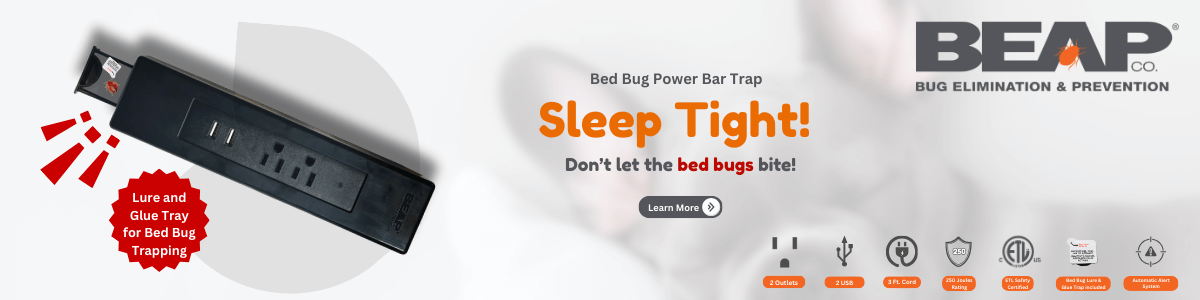 New Bed Bug Power Bar Trap. The trap comes with Bed Bug Attractant and Glue trap. Dual functionality